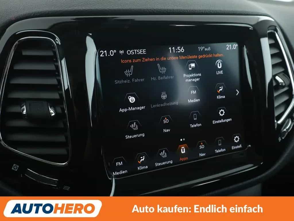 Jeep Compass 1.4 M-Air Limited 4WD Aut.*NAVI*PDC*TEMP 02/2020-photo-24