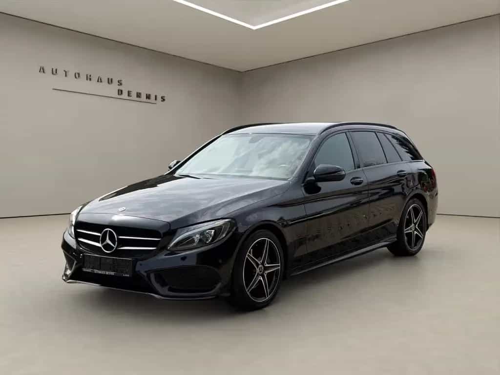 Mercedes-Benz C-Class 180 T-Modell AMG-Line Night-Paket/Leder/Kamera 11/2017-photo-0