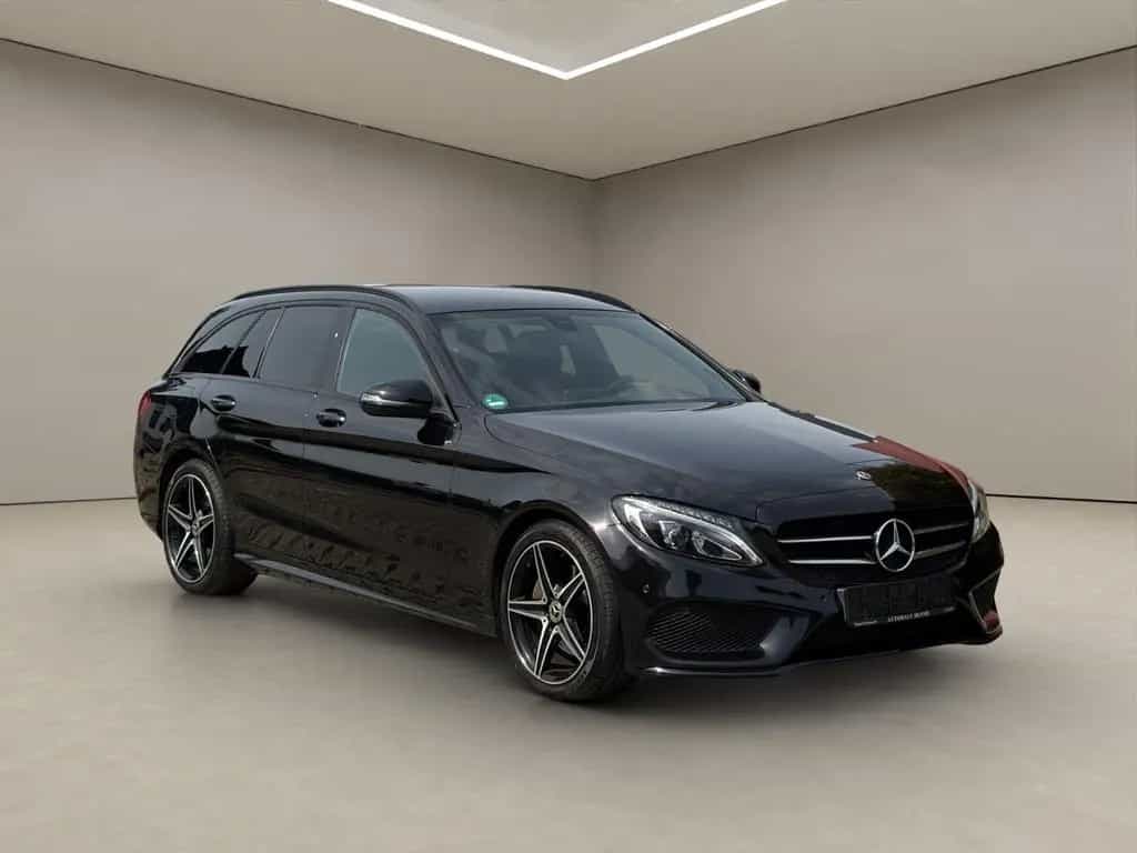 Mercedes-Benz C-Class 180 T-Modell AMG-Line Night-Paket/Leder/Kamera 11/2017-photo-1