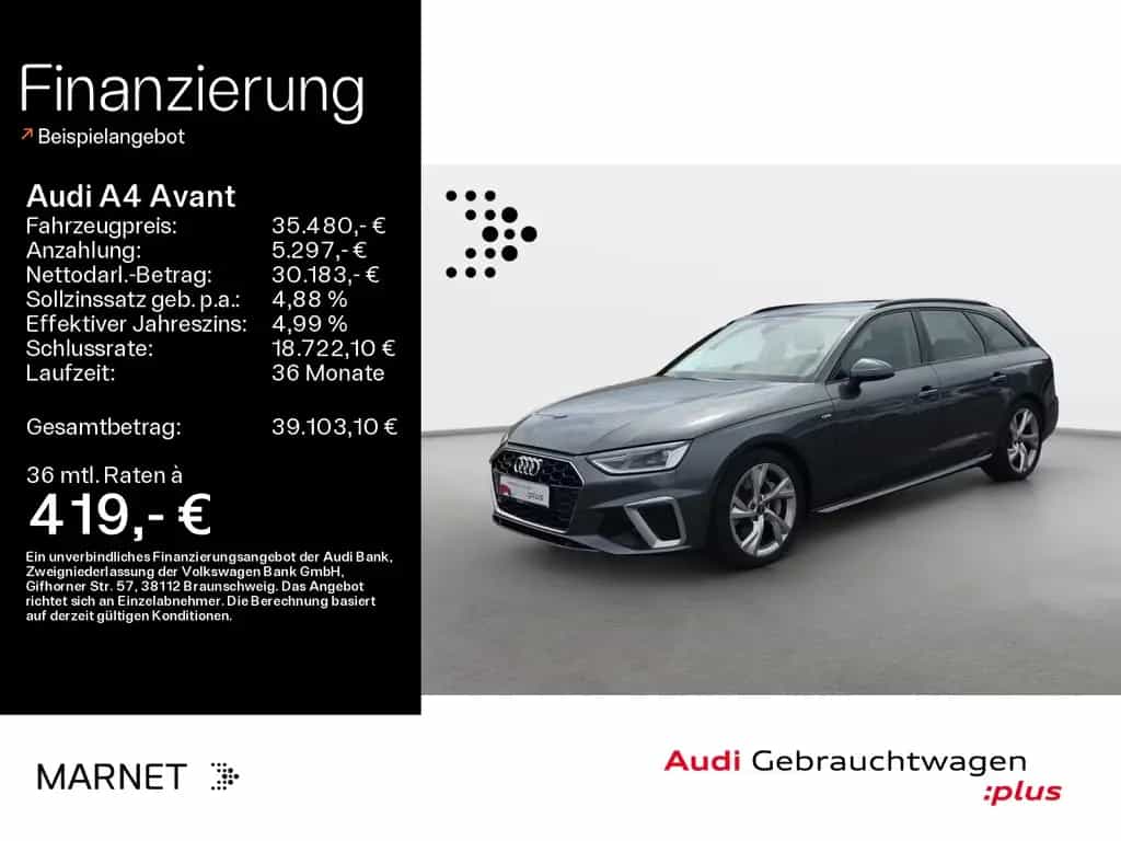 Audi A4 Avant 50 TDI quattro S line*Navi*Alu*AHK*PDC* 01/2022-photo-0