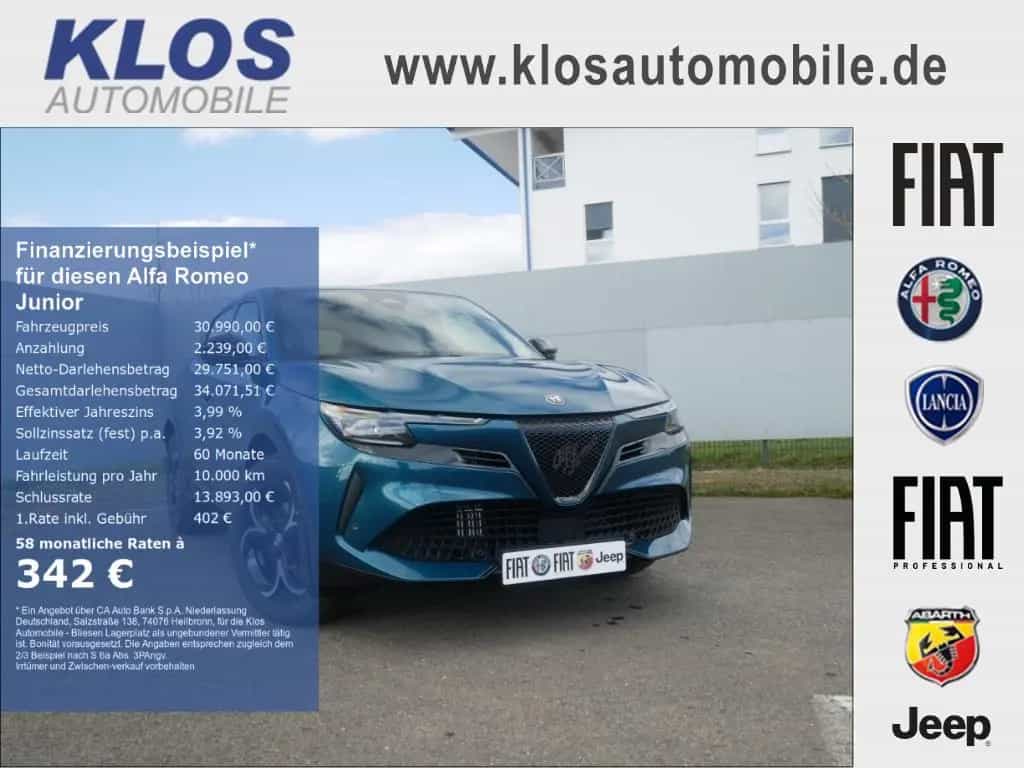 Alfa Romeo Junior IBRIDA TI 1.2 VGT 145PS DCT6 TECHNOLOGIE 04/2026-photo-0