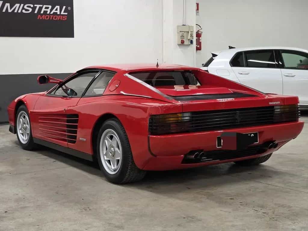 Ferrari Testarossa Monospecchio Monodado Cert. F 03/1985-photo-1