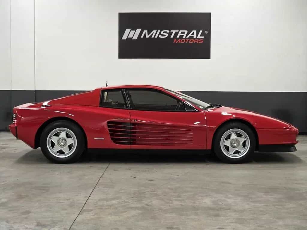 Ferrari Testarossa Monospecchio Monodado Cert. F 03/1985-photo-8