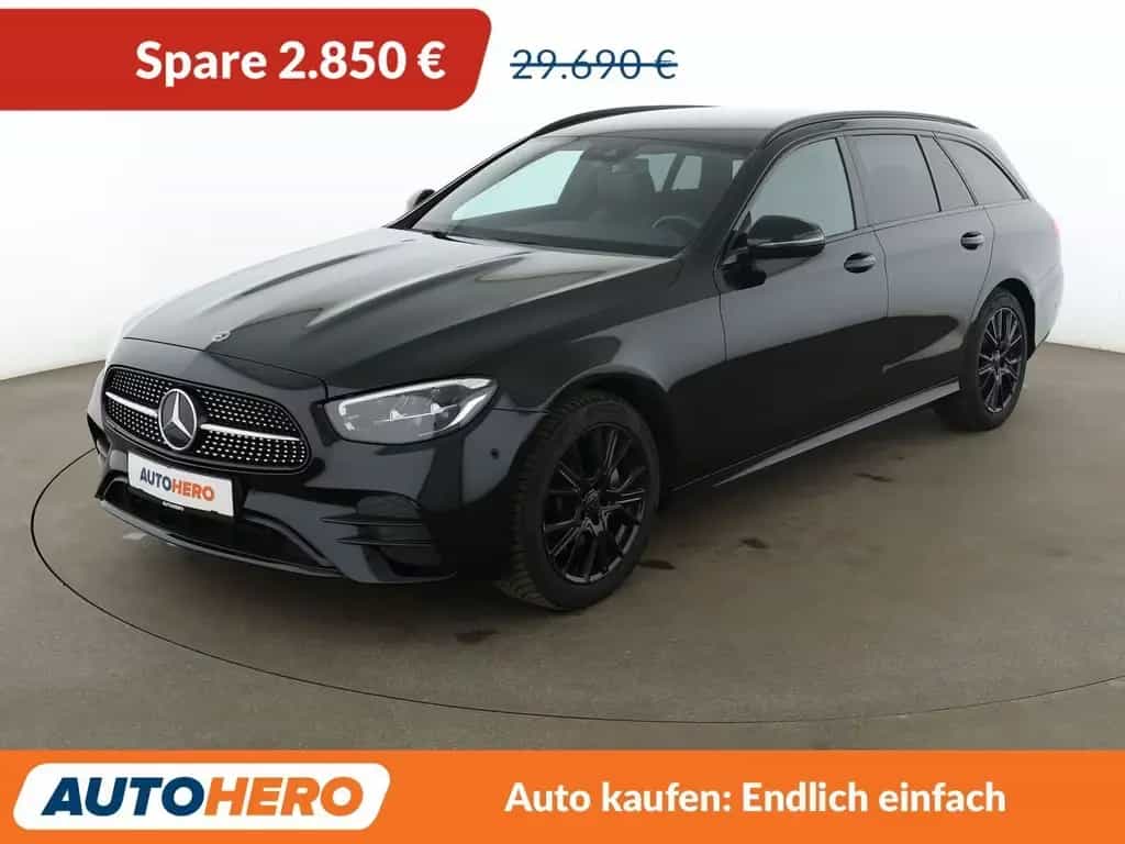 Mercedes-Benz E 200 d T AMG Line Aut.*NAV*TEMP*CAM*PDC*SHZ*ALU 02/2022-photo-0
