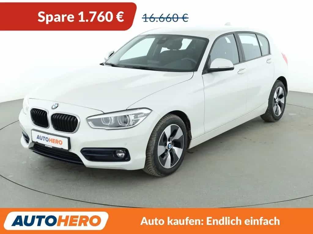BMW 118 i Sport Line Aut.*NAVI*LED*TEMPO*PDC*SHZ* 06/2019-photo-0