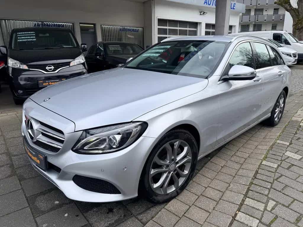 Mercedes-Benz C-Class 180 T CGI Avantgarde,Teilleder,Navi,LED,AHK 06/2016-photo-0