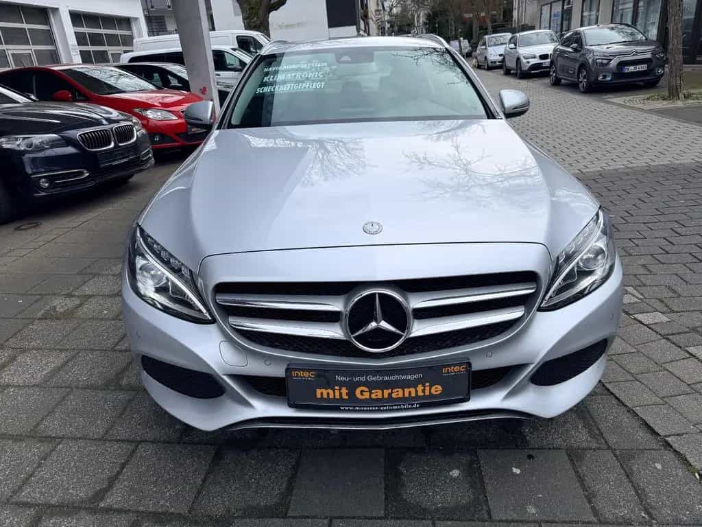 Mercedes-Benz C-Class 180 T CGI Avantgarde,Teilleder,Navi,LED,AHK 06/2016-photo-1