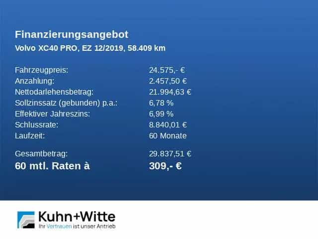 Volvo XC40 D3 Momentum Pro LED+RFK+SitzH+Navi+AppleCar 12/2019-photo-18