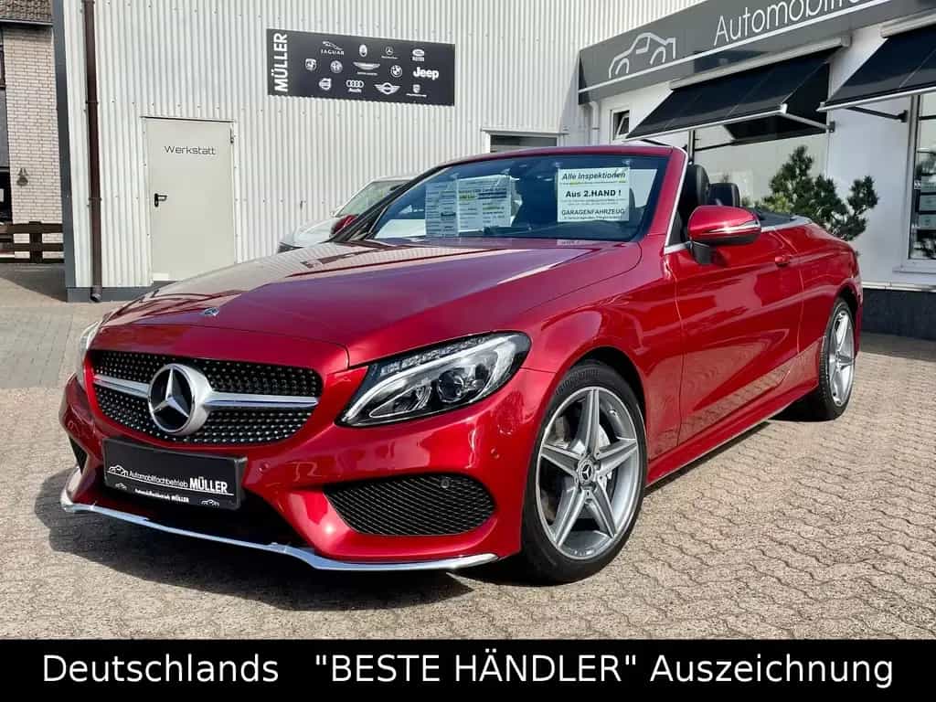 Mercedes-Benz C 200 Cabrio Aut."AMG Line"+LED+KAMERA+Burmester 08/2017-photo-0