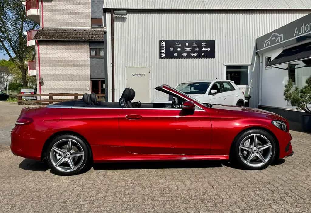 Mercedes-Benz C 200 Cabrio Aut."AMG Line"+LED+KAMERA+Burmester 08/2017-photo-11