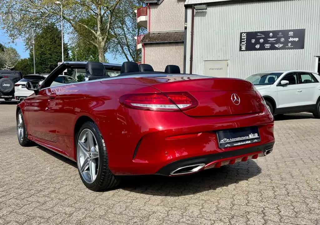 Mercedes-Benz C 200 Cabrio Aut."AMG Line"+LED+KAMERA+Burmester 08/2017-photo-2