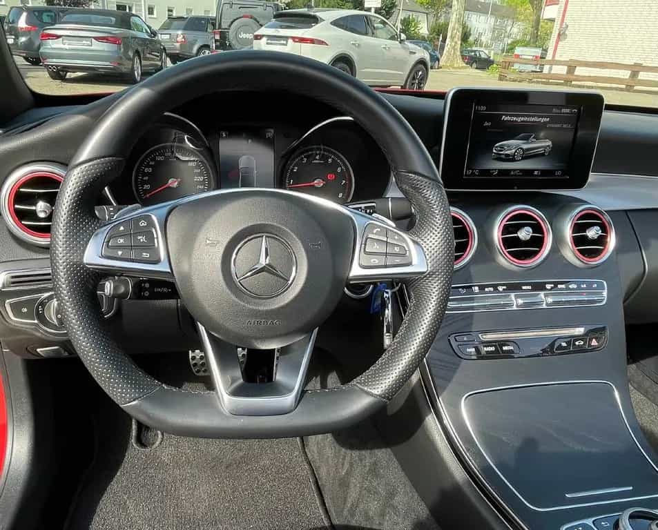 Mercedes-Benz C 200 Cabrio Aut."AMG Line"+LED+KAMERA+Burmester 08/2017-photo-28