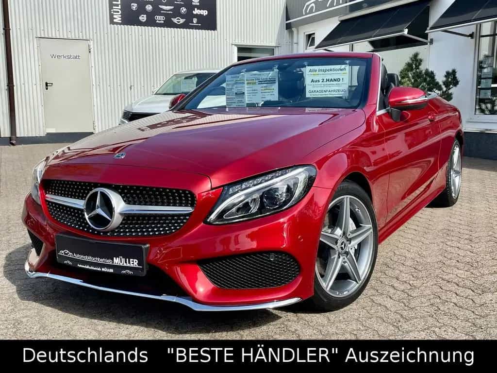 Mercedes-Benz C 200 Cabrio Aut."AMG Line"+LED+KAMERA+Burmester 08/2017-photo-4