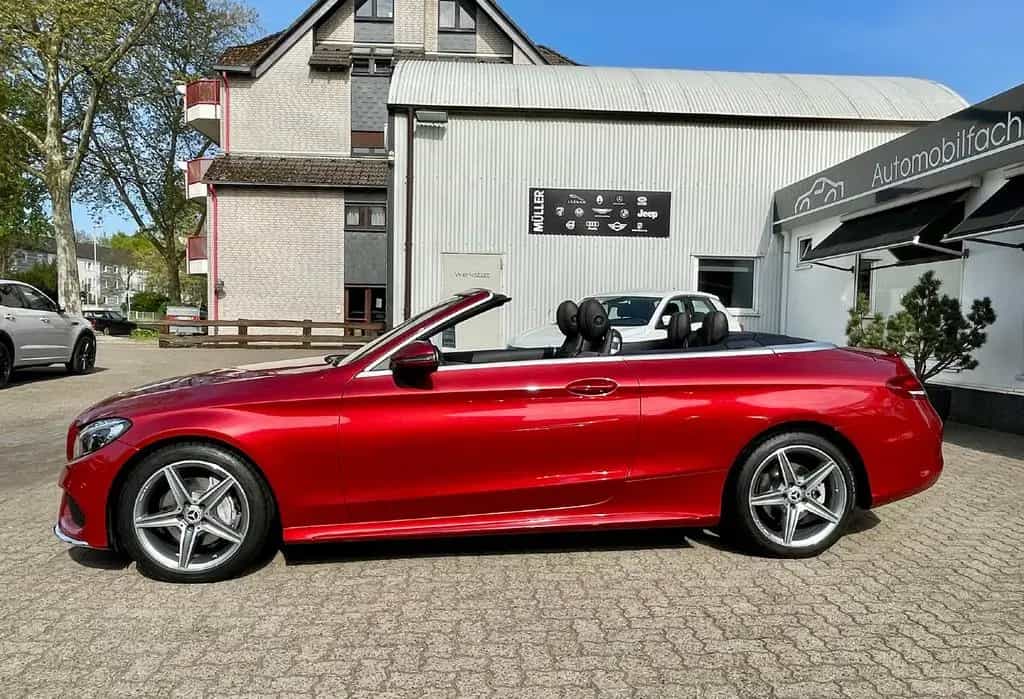 Mercedes-Benz C 200 Cabrio Aut."AMG Line"+LED+KAMERA+Burmester 08/2017-photo-5