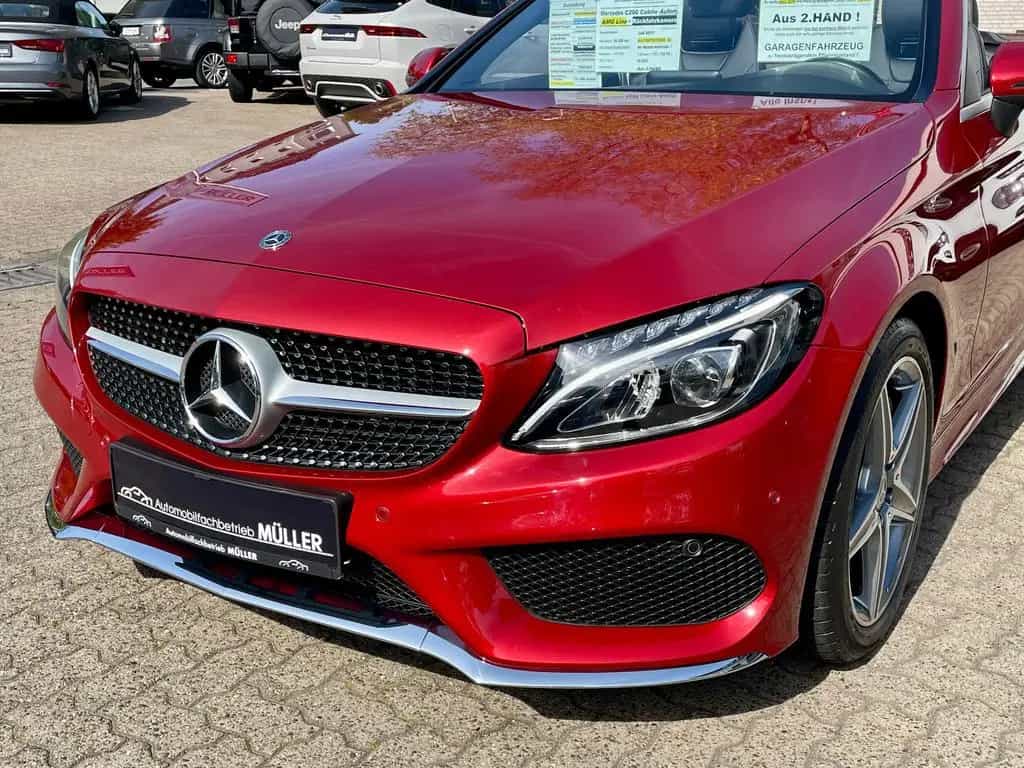 Mercedes-Benz C 200 Cabrio Aut."AMG Line"+LED+KAMERA+Burmester 08/2017-photo-8