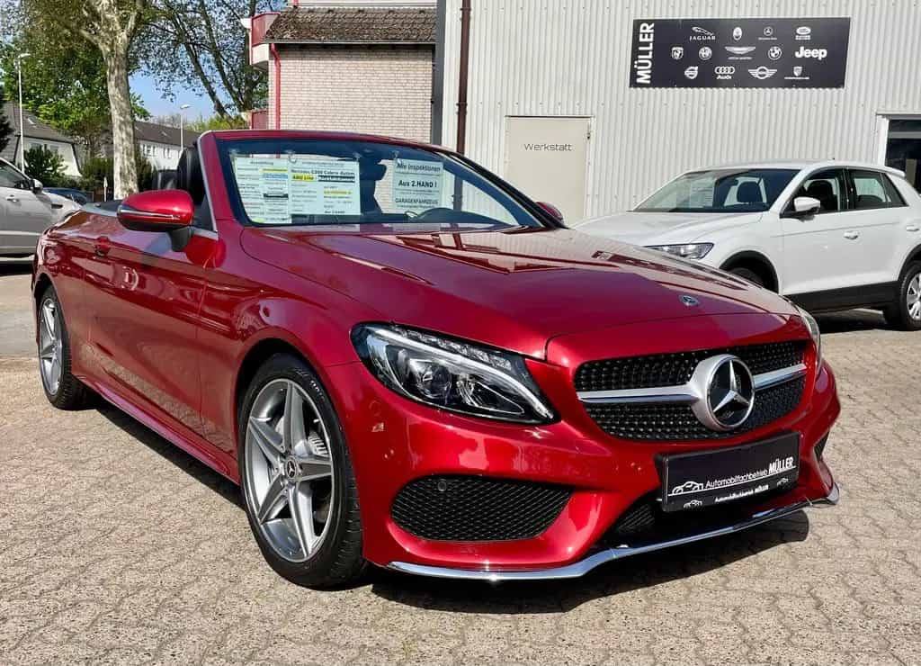 Mercedes-Benz C 200 Cabrio Aut."AMG Line"+LED+KAMERA+Burmester 08/2017-photo-9