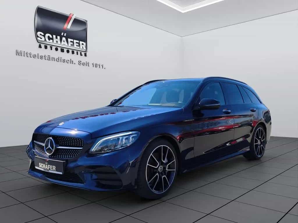Mercedes-Benz C-Class T-Modell 300 T Aut. AMG-Line/Std.-hzg./Pano/Mu 10/2019-photo-0