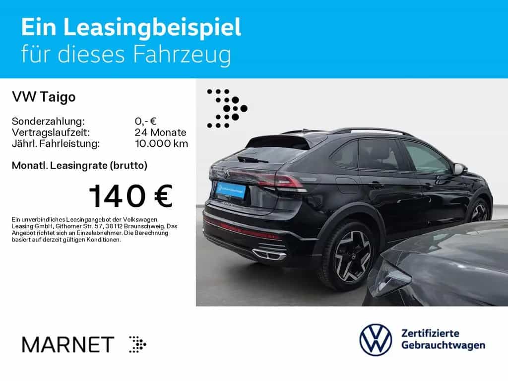 Volkswagen Taigo 1.5 TSI R-Line DSG Navi*AHK*IQ-Light*IQ-Dr 07/2025-photo-2