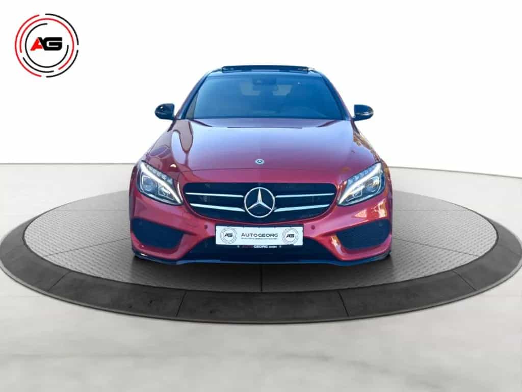 Mercedes-Benz C-Class 300 AMG-LINE LED CARPLAY BURMESTER PANO 360° 02/2018-photo-1