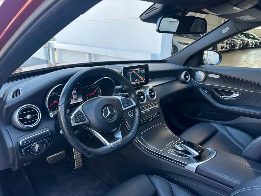 Mercedes-Benz C-Class 300 AMG-LINE LED CARPLAY BURMESTER PANO 360° 02/2018-photo-14