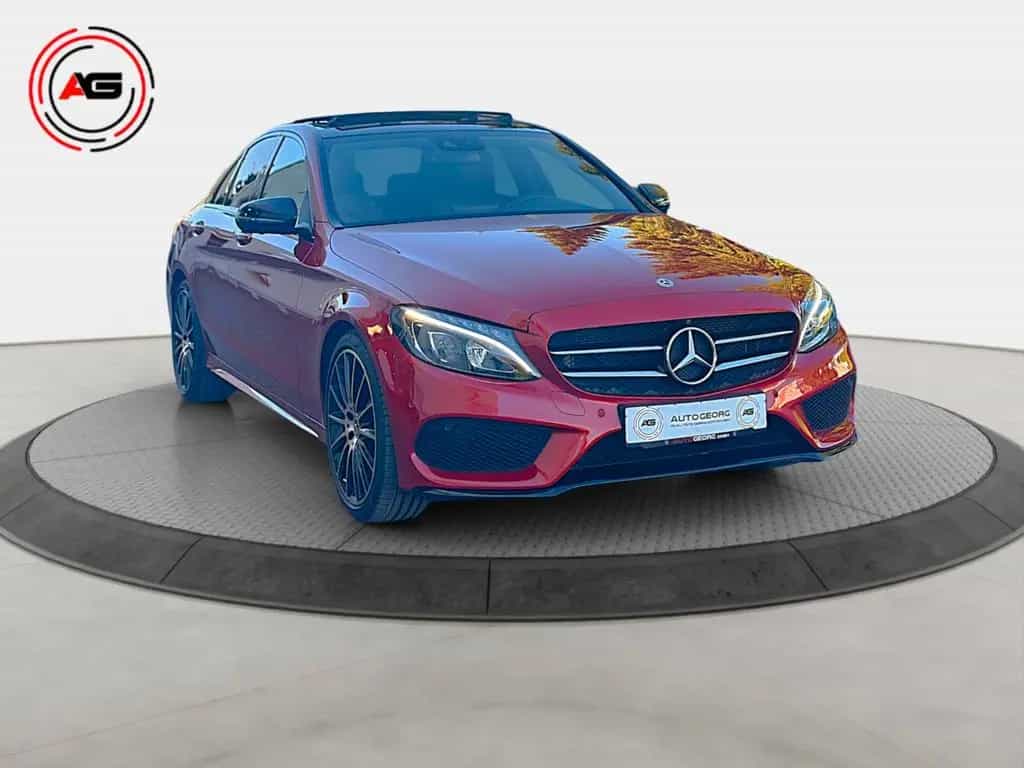 Mercedes-Benz C-Class 300 AMG-LINE LED CARPLAY BURMESTER PANO 360° 02/2018-photo-2