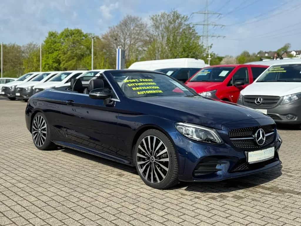 Mercedes-Benz C-Class 200 Cabrio 9G AMG Night Paket RFK AHK SOUND 01/2019-photo-25