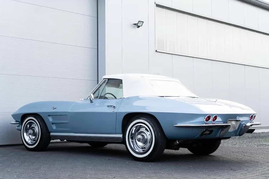 Corvette C2 Stingray Cabrio 327 cui 365PS H-Zulassung 02/1964-photo-20