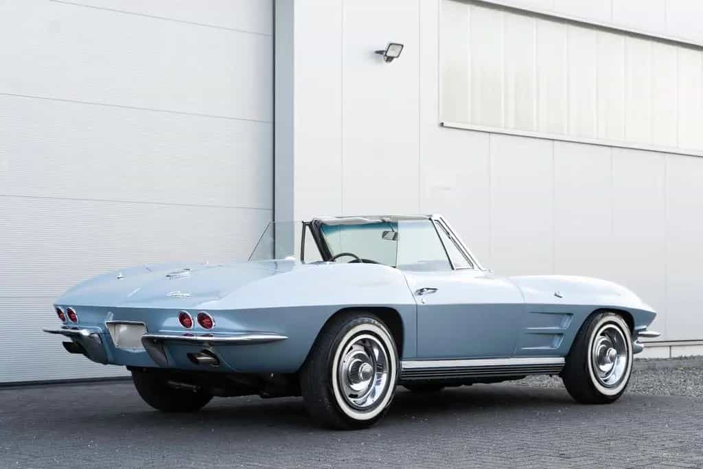 Corvette C2 Stingray Cabrio 327 cui 365PS H-Zulassung 02/1964-photo-6