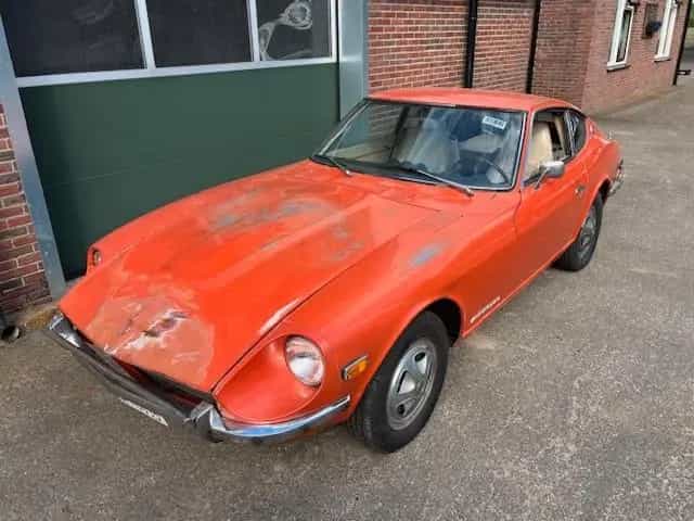 Datsun 240Z 1972 ORANGE FIRST PAINT FULL MATCHING 4sp 01/1972-photo-1