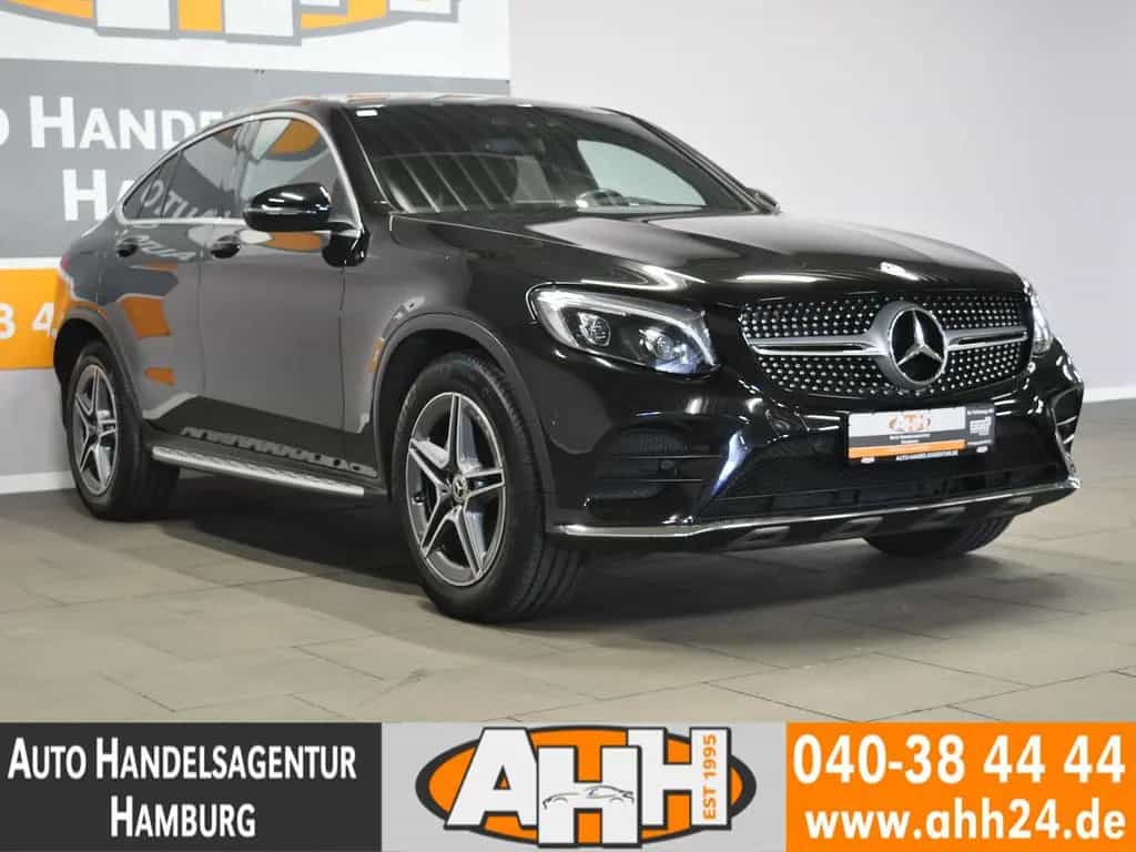 Mercedes-Benz GLC-Class 250 4M COUPÉ AMG KAM|SD|AHK|LED|HUD|19Z|2HD! 12/2017-photo-1