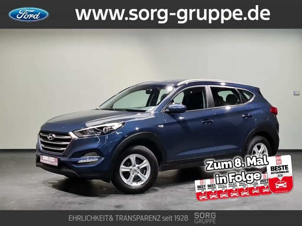 Hyundai TUCSON 1.6 GDi blue Classic 2WD*SITZHZG*GRA* 10/2017-photo-0