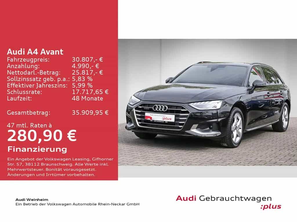 Audi A4 Avant 45 TFSI quattro advanced S tronic Matri 03/2023-photo-1