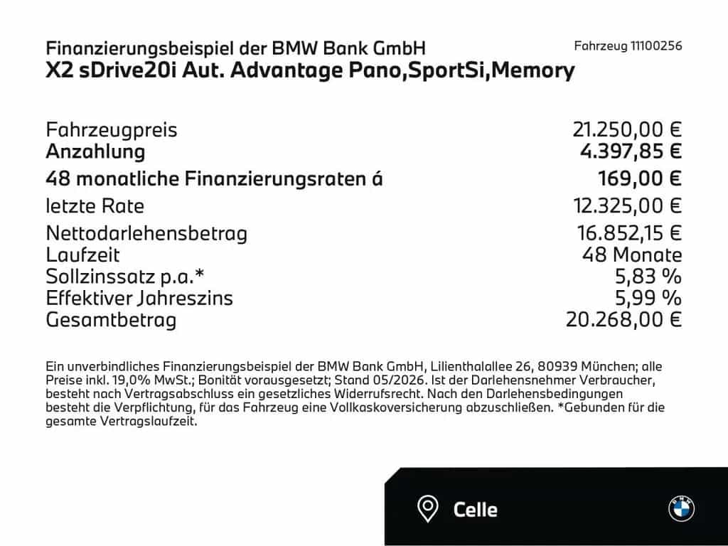 BMW X2 sDrive20i Aut. Advantage Pano,SportSi,Memory 04/2018-photo-1