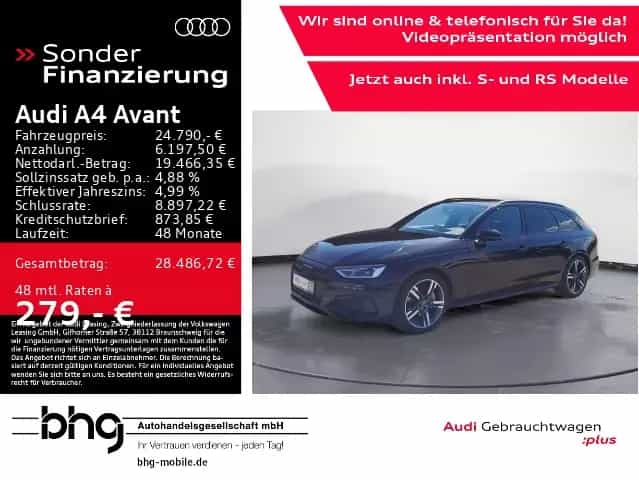 Audi A4 Avant advanced 40 TDI S-tronic  *HUD*NAVI*OPT 03/2023-photo-0
