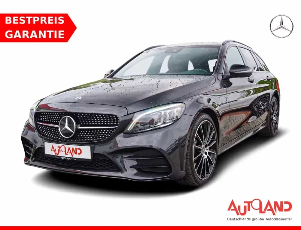 Mercedes-Benz C 300 C300 d T AMG Line LED Navi Sitzheizung PDC AHK 01/2020-photo-0