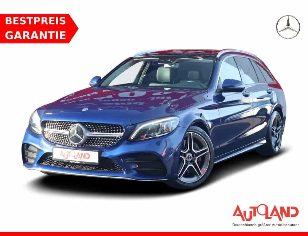 Mercedes-Benz C-Class T-Modell AMG Line LED Navi Panorama AHK 07/2018-photo-0