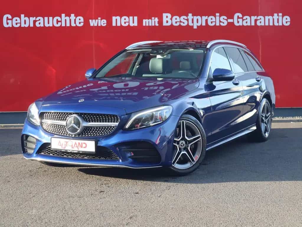 Mercedes-Benz C-Class T-Modell AMG Line LED Navi Panorama AHK 07/2018-photo-1