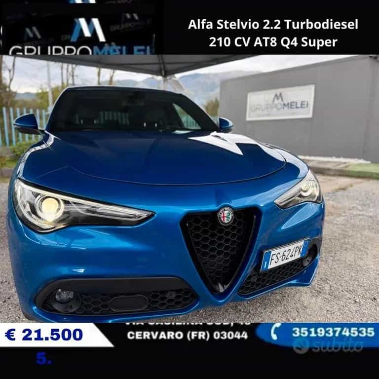 Alfa Romeo Stelvio Stelvio 2.2 Turbodiesel 210 CV AT8 Q4 Super 10/2018-photo-0