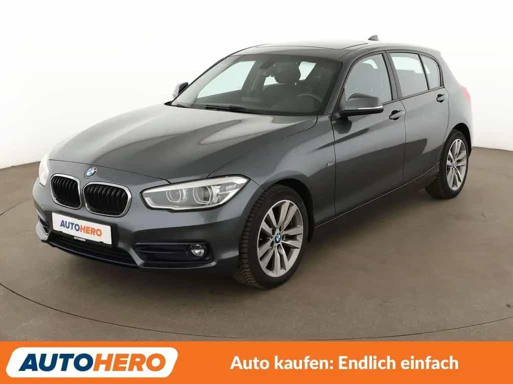 BMW 1 Series 118i Sport Line Aut.*NAVI*TEMPO*LED*PDC*SHZ* 01/2016-photo-0