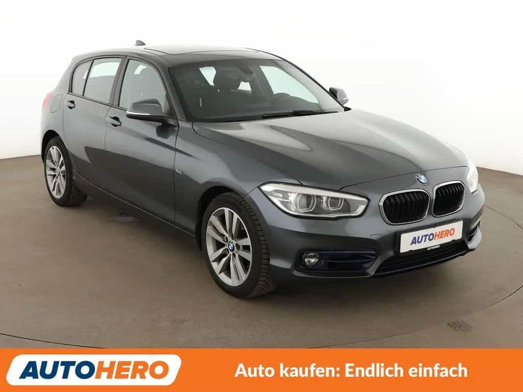 BMW 1 Series 118i Sport Line Aut.*NAVI*TEMPO*LED*PDC*SHZ* 01/2016-photo-7