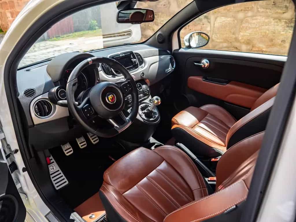 Abarth 595 Turismo LEDER BRAUN / Schalter !!! 12/2016-photo-23
