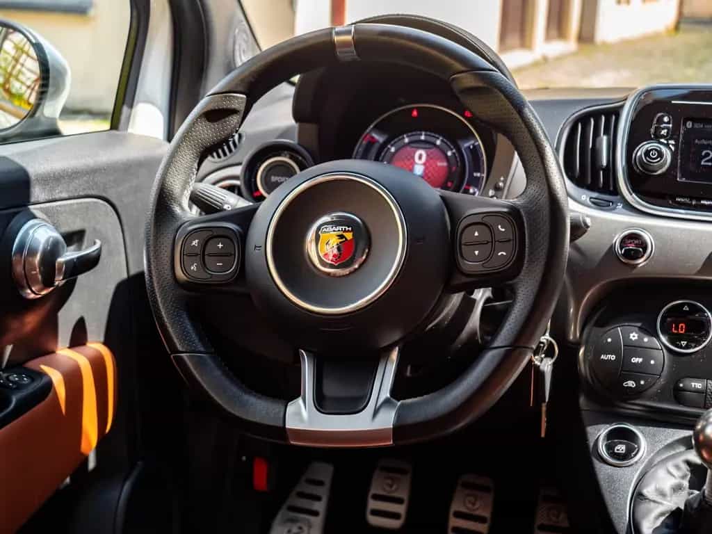 Abarth 595 Turismo LEDER BRAUN / Schalter !!! 12/2016-photo-29
