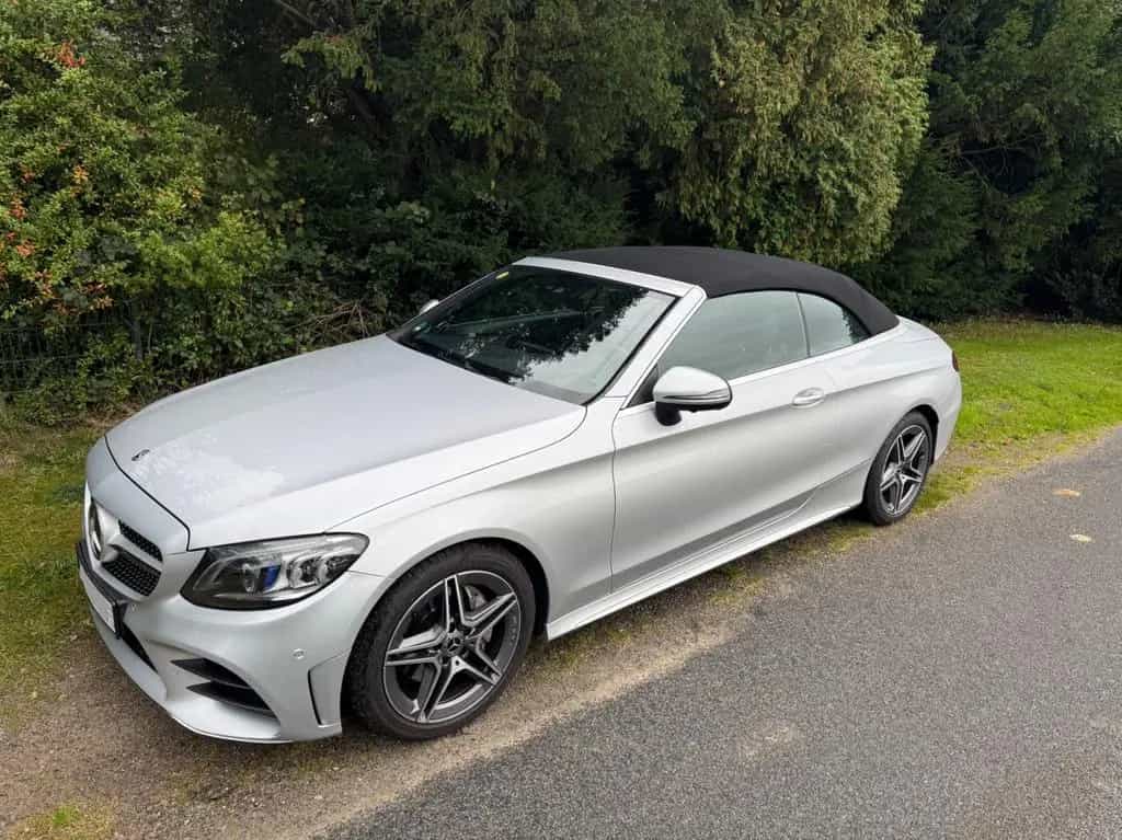Mercedes-Benz C-Class 220d C 220d Cabrio AMG Line Facelift 360° AHK 08/2018-photo-15