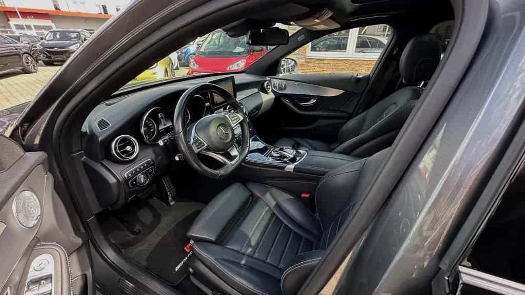 Mercedes-Benz C 250 d T AMG LINE! DISTR+! HUD! PANO! 360°! ILS! 12/2017-photo-11
