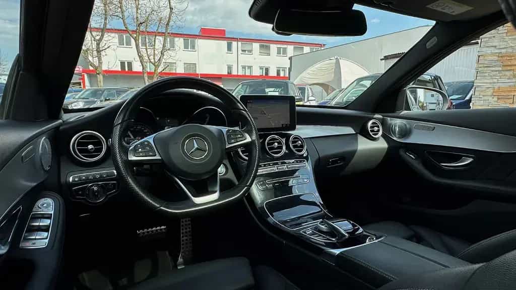 Mercedes-Benz C 250 d T AMG LINE! DISTR+! HUD! PANO! 360°! ILS! 12/2017-photo-2