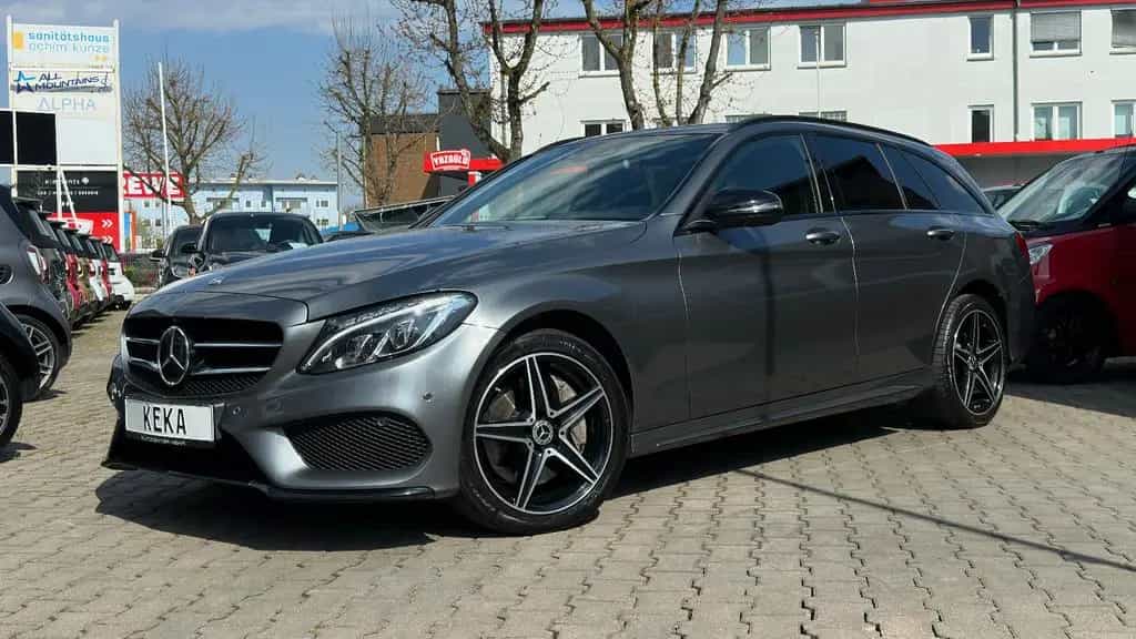 Mercedes-Benz C 250 d T AMG LINE! DISTR+! HUD! PANO! 360°! ILS! 12/2017-photo-4