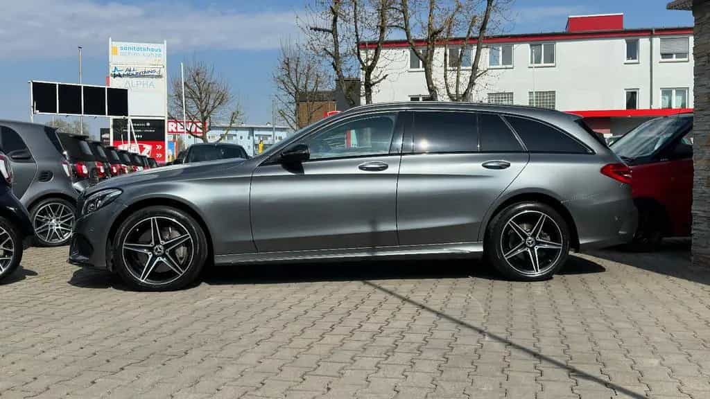 Mercedes-Benz C 250 d T AMG LINE! DISTR+! HUD! PANO! 360°! ILS! 12/2017-photo-5