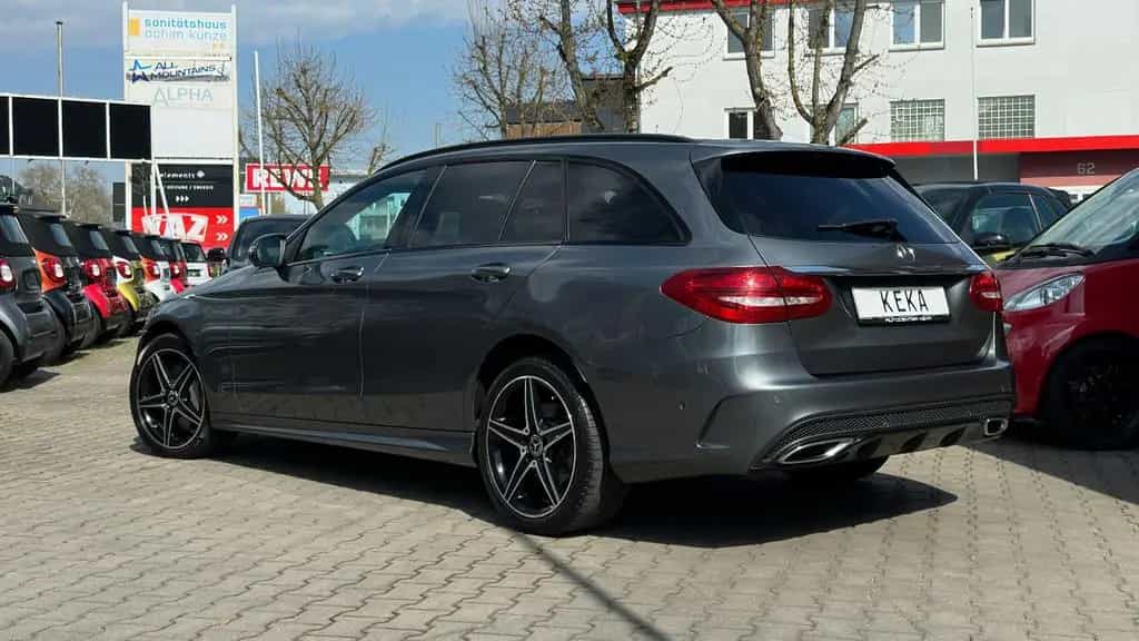 Mercedes-Benz C 250 d T AMG LINE! DISTR+! HUD! PANO! 360°! ILS! 12/2017-photo-7