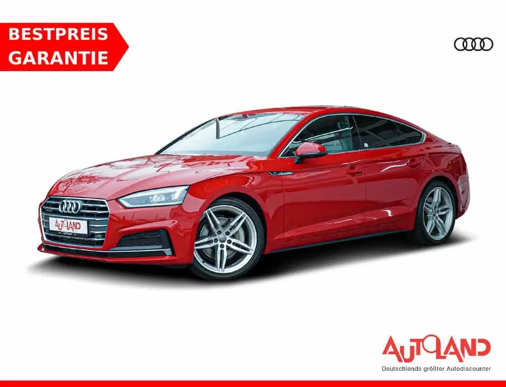 Audi A5 Sportback 2.0 TFSI S-Line LED Tempomat PDC 05/2017-photo-0