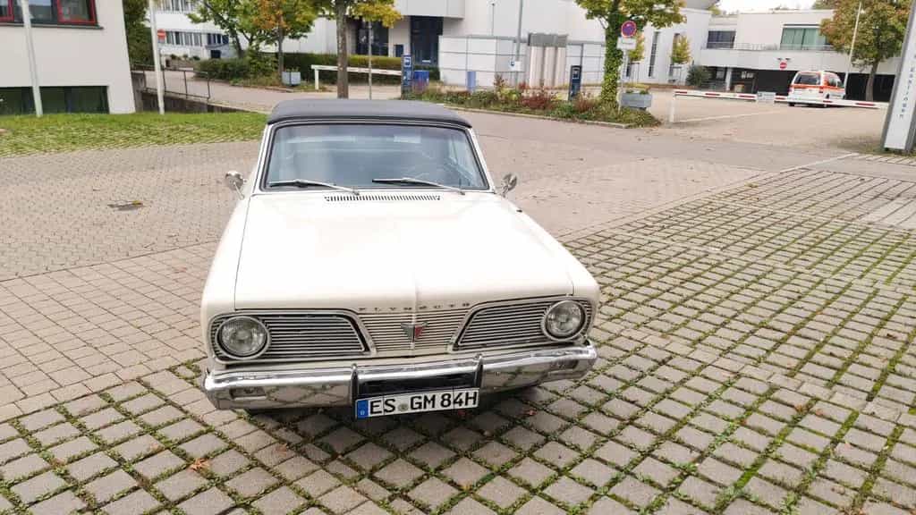 Plymouth Valiant Signet 200 Cabrio Montage Schinznach 07/1966-photo-2